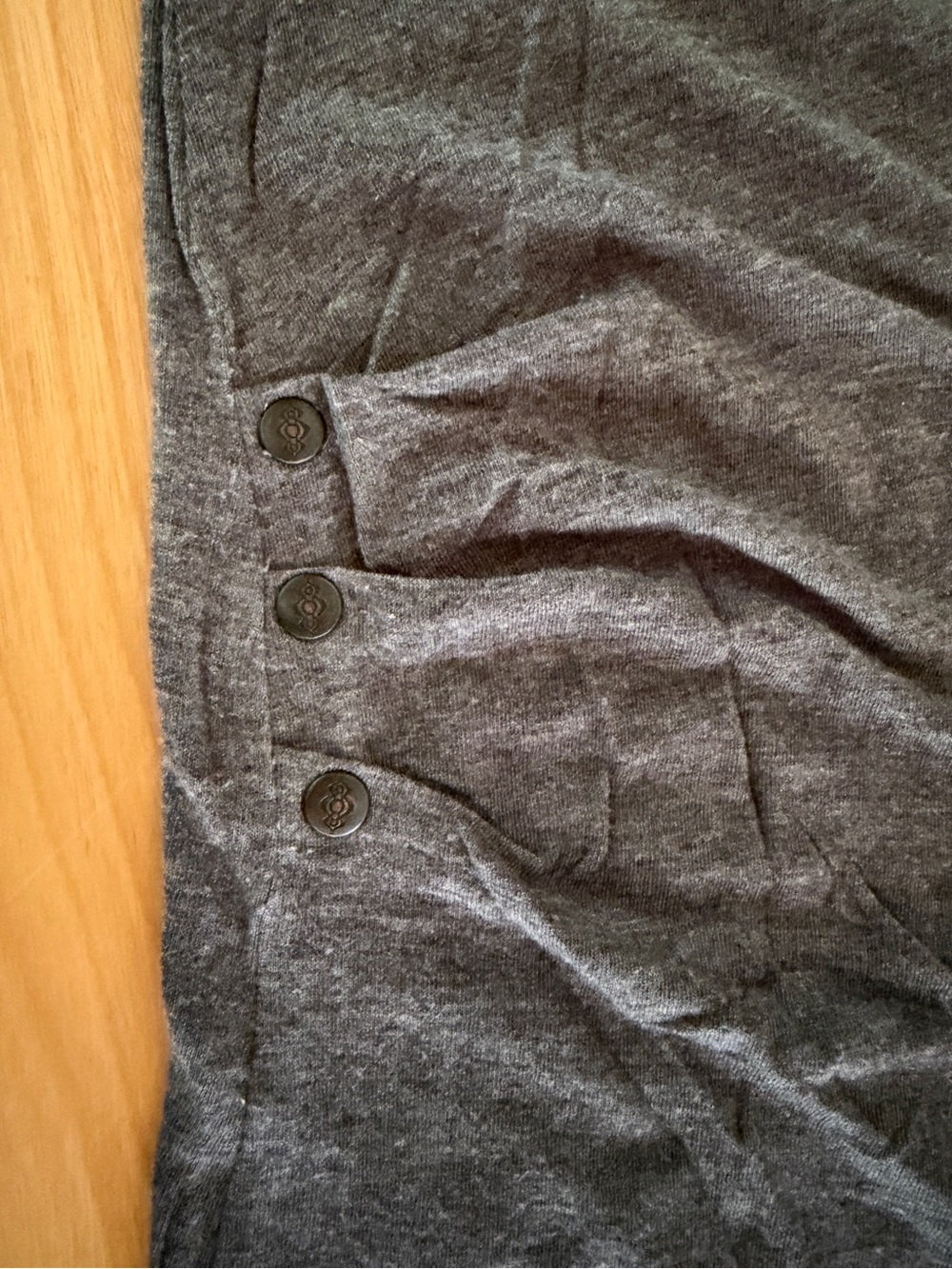 Nomads Hemp Wear Sangria Dress, Organic Cotton & Bamboo, Grey Melange, M-L - Picture 10 of 12